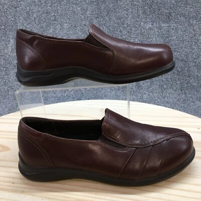 Zapatos Aravon para mujer 7,5 Faith sin cordones cuero marrón informales cómodos bajos WEF13BR Foto 1 de 4