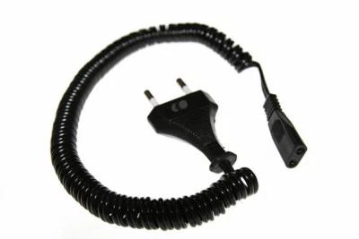 Rasiereranschlusskabel für Philips und Braun Rasierer mit 1,8m, Spiralförmig in - Bild 1 von 2