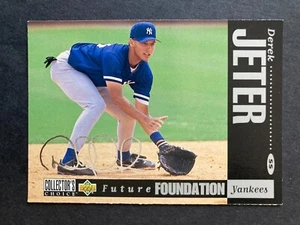 DEREK JETER YANKEES 1994 UPPER DECK SILVER SIGNATURE INSERT CARD #644 - #100623P - Picture 1 of 2