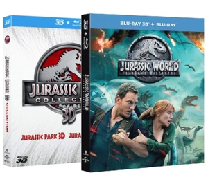 JURASSIC PARK + WORLD COLLEZIONE 3 FILM 3D (6 BLU-RAY 3D + BLU-RAY) - Imagen 1 de 1