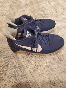 Nike Kobe AD Midnight Navy Blue GS Size 5y 5 Sneakers 869987-406 - Picture 1 of 8