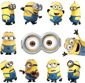 Despicable Me Minions Peel and Stick Wall Decals for Kids Room Decor X - Picture 1 of 6