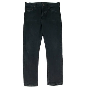 Saint Laurent Mens D02 Denim Jeans Vintage Black Size 30x26 Hedi Era - Picture 1 of 4