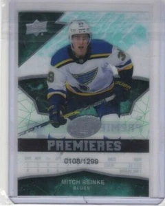 Mitch Reinke 18-19 Upper Deck Ice Premieres Rookie /1299 #51 St. Louis Blues - Bild 1 von 1