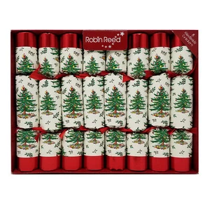 Robin Reed English Holiday Christmas Crackers - Spode, 8 Count - Picture 1 of 4