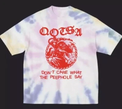 Queens of the Stone Age Official Merchandise Tie Dye Don’t Care T Shirt M New - Image 1 of 4
