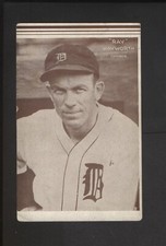 1934 Detroit Tigers Annis Furs Team Issue Ray Hayworth TOUGH!