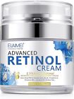 Retinol Cream for Face with 2.5% Retinol & Hyaluronic Acid, Natural Anti Aging 
