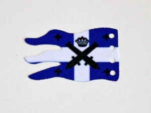 Bandera bandera cañón castillo caballero barco barco bandera castillo bandera 6274 6276 azul blanco - Imagen 1 de 2