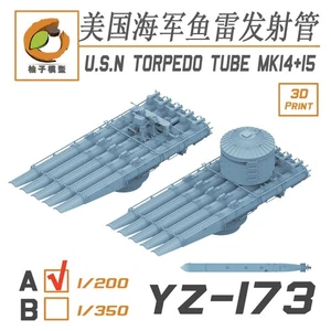 YZM YZ-173A 1/200 U.S.N TORPEDO TUBE MKI4+15 (3D Print) - Picture 1 of 4