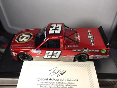 SIGNED 1:24 Brett Moffitt #23 PLAN B 2020 LIQUID COLOR NASCAR 1 of 72 with COA - Image 1 of 4
