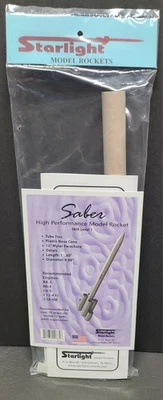Starlight Saber Flying Model Rocket kit Tube Fin Model Rocket New Release Sealed - Image 1 of 4