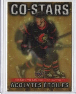 2025-26 Tim Hortons Hockey Co-Stars CO-3 Brady Tkachuk Tim Stutzle Ottawa - Image 1 of 2