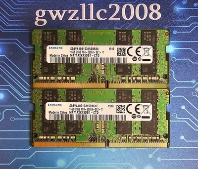 32GB (2x16GB) PC4-21300 DDR4-2666MHz 2Rx8 Non-ECC Samsung M471A2K43DB1-CTD #A13 - Image 1 of 2