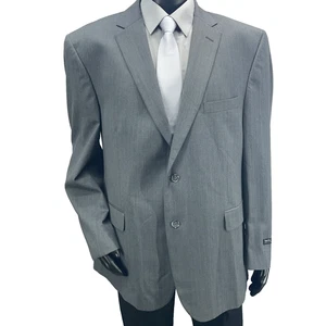 Jos A Bank Executive Collection Hombre’s 48R 100% Lana Traje Chaqueta Abrigo Deportivo Gris - Imagen 1 de 8