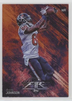 2014 Topps Fire Foil Flame Andre Johnson #15 HOF - Image 1 of 2