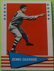 1961 Fleer #107 Dennis Galehouse Baseball (Cleveland Indians) Baseball Größen - Bild 1 von 4
