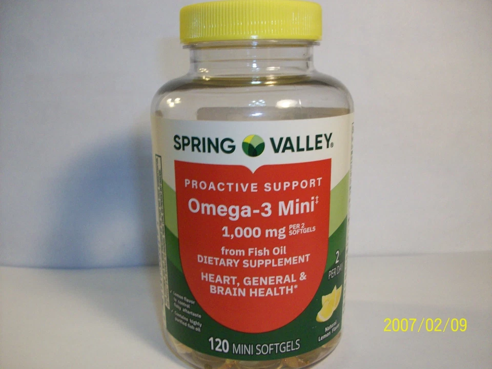 Omega-3 Mini from Fish Oil 1,000 mg 120 Mini Softgels - Image 1 of 1