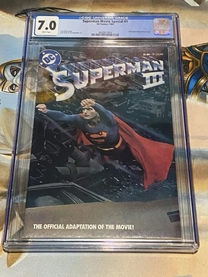 Superman Movie Special 1 DC Comics (1983) CGC 7.0 Christopher Reeve Photo Cover - Image 1 of 2