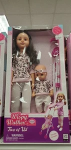 Wispy Walker Two of Us Doll Set 18" Doll + Baby Doll abiti e passeggino abbinati - Foto 1 di 5