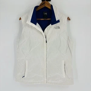 North Face Vest Womens Medium White 550 Down Puffer Insulated Winter Jacket - Picture 1 of 11
