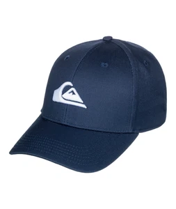 QUIKSILVER MENS BASEBALL CAP.NEW DECADES NAVY BLUE ADJUSTABLE SNAPBACK HAT W25 - Picture 1 of 8