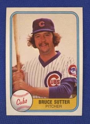 Fleer Baseball 1981 # 294 Bruce Sutter - Chicago Cubs - Envío gratuito Foto 1 de 2