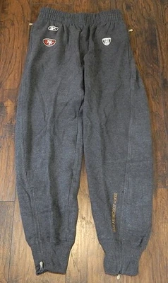 San Francisco 49'ers Reebok NFL Equipment Team Issued Sweatpants Gray 3XL