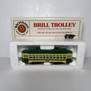 Bachmann HO Scale BRILL TROLLY CAR Train Philadelphia #304 w/ Lights 1311 - Picture 1 of 16