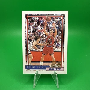 1992-93 Topps - Prezzo Brent #340 (RC).   Proiettili. D26 - Foto 1 di 2