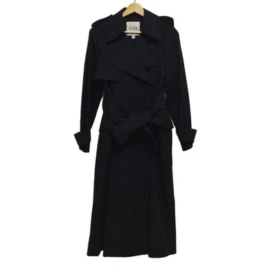 Auténtico abrigo para mujer COS - azul marino oscuro Foto 1 de 4