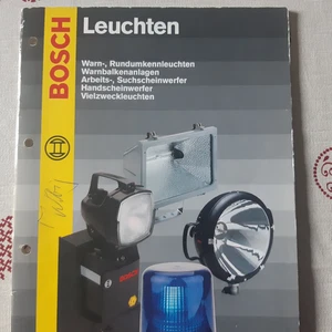Bosch  Leuchten-Scheinwerfer-Rundumkennleuchten. 1994 Feuerwehrbedarf etc. - Bild 1 von 4