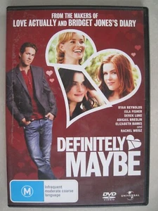 Definitely, Maybe (DVD, 2008), Region 4 - Used DVD-VGC, Free FAST Postage - Picture 1 of 1