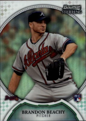 2011 Bowman Sterling Refractors #16 Brandon Beachy /199 Rc - Image 1 of 2