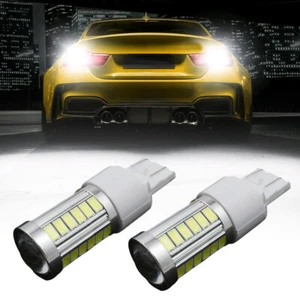 2pcs White 6000K Car Back Up Reverse LED Light Bulb Lamp Accessories Universal - Picture 1 of 15