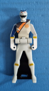 RARE Hyakujuu Sentai Gaoranger Power Ranger Keys Toy Action Figure Japan Silver