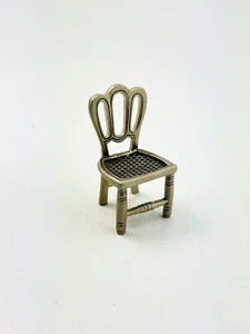 American Girl Doll Furniture Metal Chair Miniature Purple Illuma Room 2.5"Tx1.25 - Picture 1 of 7