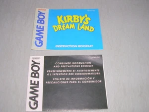 Kirby's Dream Land (Nintendo Game Boy GB) Original Instruction Manual - Picture 1 of 2