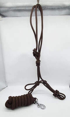ACES EQUINE Pferd Nylon Seil Halfter Kopfband abnehmbare Leine Einheitsgröße passt Full Cob Pony