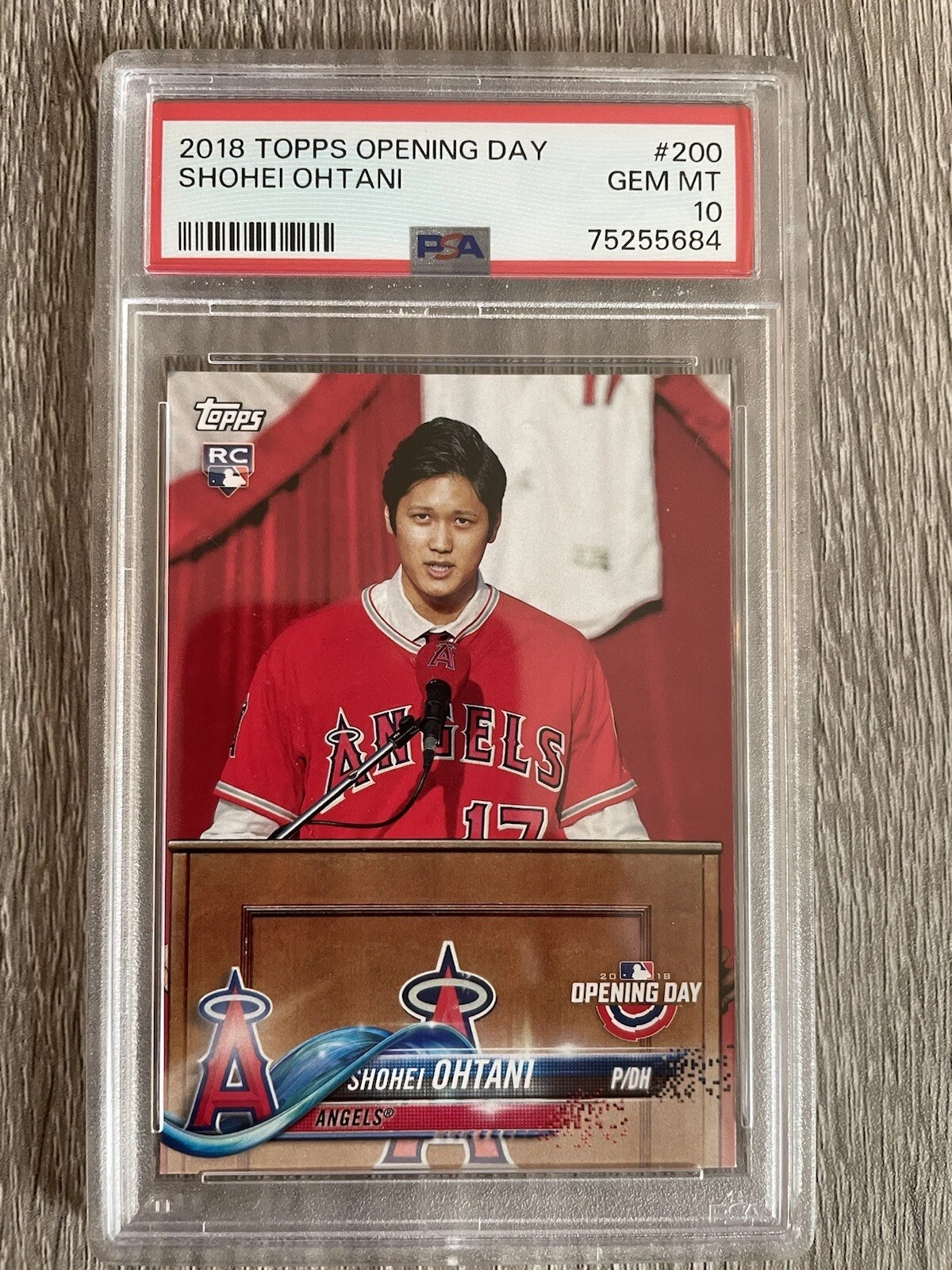 Shohei Ohtani Rookie Card 2018 Topps Opening Day #200 - Los