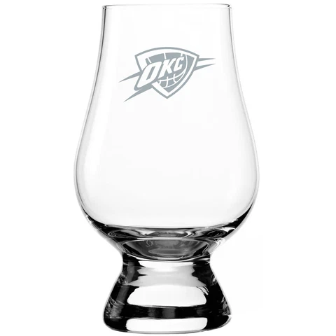 Oklahoma City Thunder 6oz. Glencairn Whiskey Glass Cover