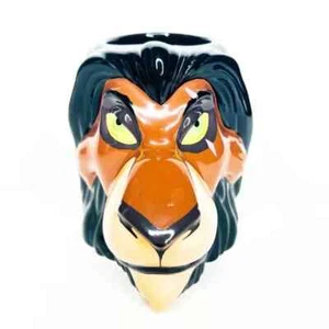 Vintage Applause Walt Disney The Lion King Ceramic Figural Character Scar Mug - Picture 1 of 6