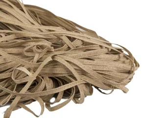 Taupe Braid Trim Woven Ribbon 8mm  Millinery Hat Making Crafts Aussie Seller - Picture 1 of 2