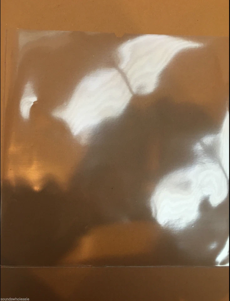 50 12" STRONGEST PVC RECORD SLEEVES / COVERS GLASS CLEAR FREE24H