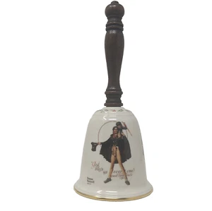 1984 Norman Rockwell "Tiny Tim" Christmas Bell-Fine China Collectible#153 - Picture 1 of 12