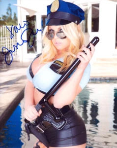 JESSE JANE SIGNIERT 8x10 FOTO BERÜHMT XXX PORNO ERWACHSENENFILM LEGENDE SELTEN BECKETT BAS - Bild 1 von 2
