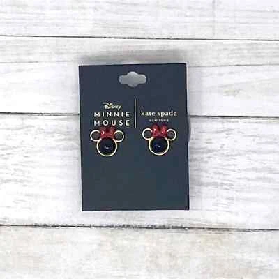 Pendientes Kate Spade Minnie Mouse Estilo Disney O0RU3218 Nuevos Con Etiquetas Foto 1 de 2