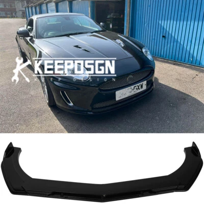 For Jaguar XK 2007-2015 XKR-S GT 2012-2015 Front Bumper Lip Splitter Spoiler Foto 1 de 4