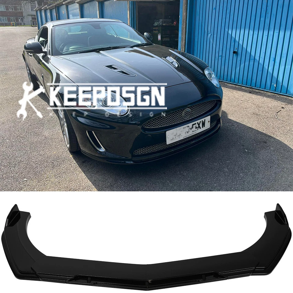 For Jaguar XK 2007-2015 XKR-S GT 2012-2015 Front Bumper Lip Splitter Spoiler - Изображение 1 из 4