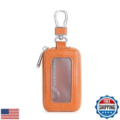 WELCAPAC Universal Vehículo Inteligente Estuche Mando a Distancia Llavero Estuche Cuero Coche Llave Hol Foto 1 de 4